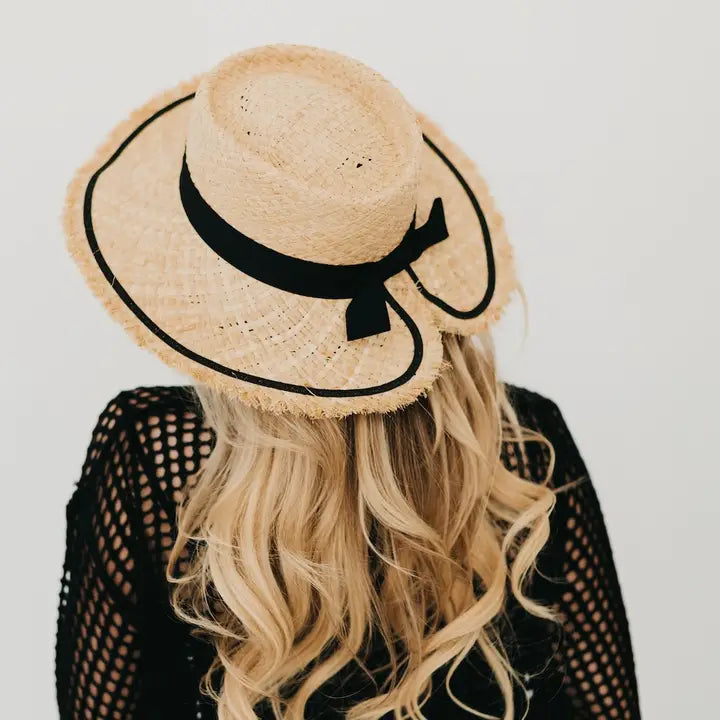 Blaze Bow Fringe Sun Hat -The Must-Have Summer Statement!
