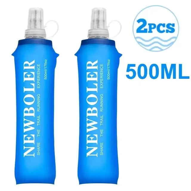Foldable Silicone Soft Flask Water Travelling Bottle