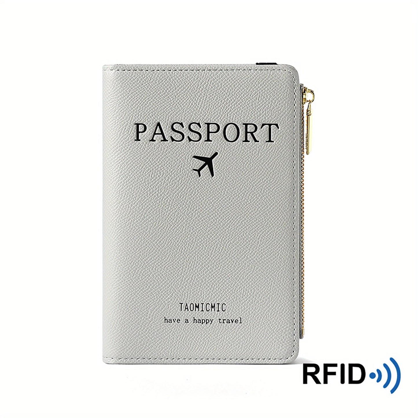 RFID Blocking Passport Case Credit Card Holder