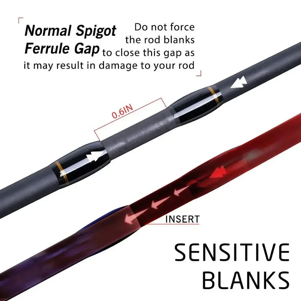 4 Setions Travel Fishing Rod
