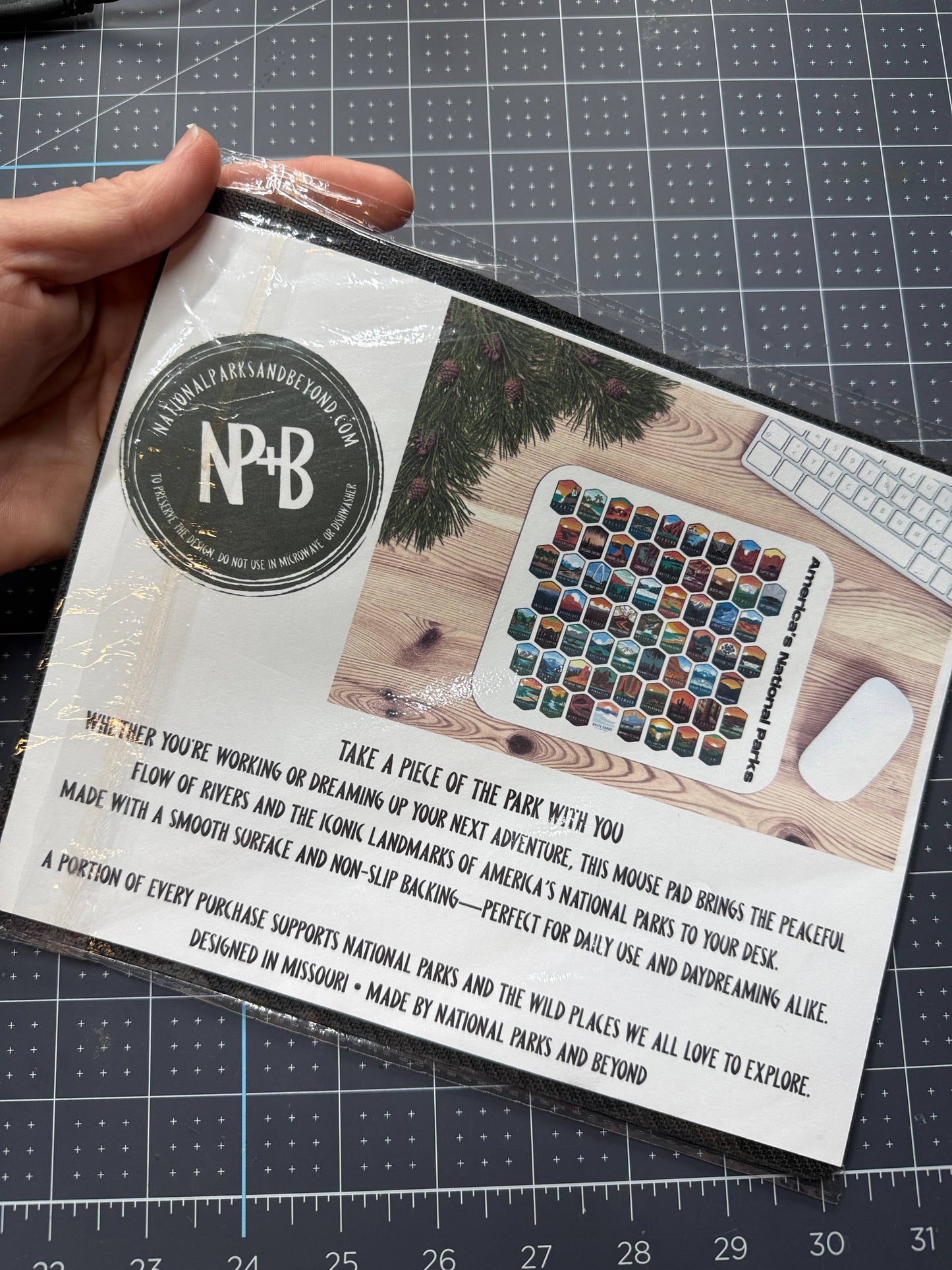 National Parks Neoprene Mouse Pad