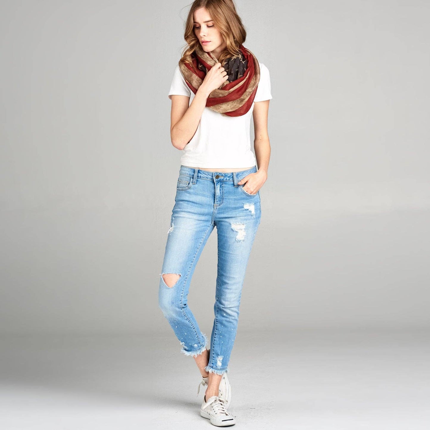 Patriotic Infinity Scarf