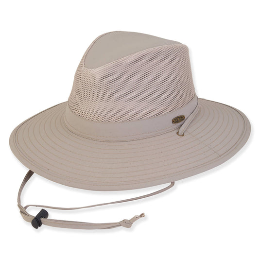 Safari Hat - Light Grey, (Quick Dry) Safari, Brim 3.25"