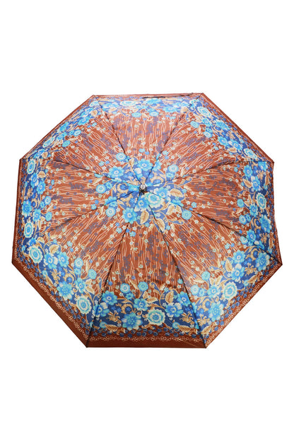 Assorted Floral Auto-Open Compact Umbrella