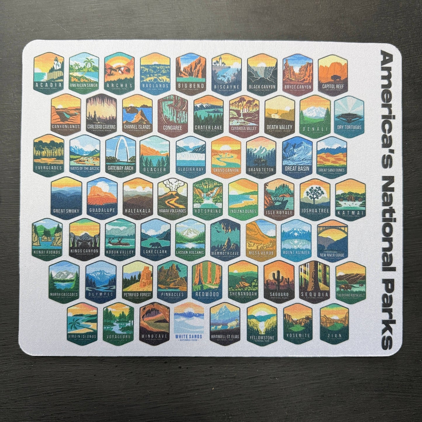 National Parks Neoprene Mouse Pad