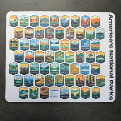 National Parks Neoprene Mouse Pad