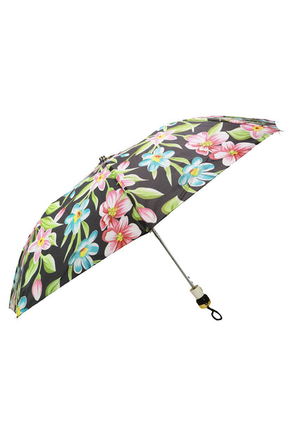 Assorted Floral Auto-Open Compact Umbrella
