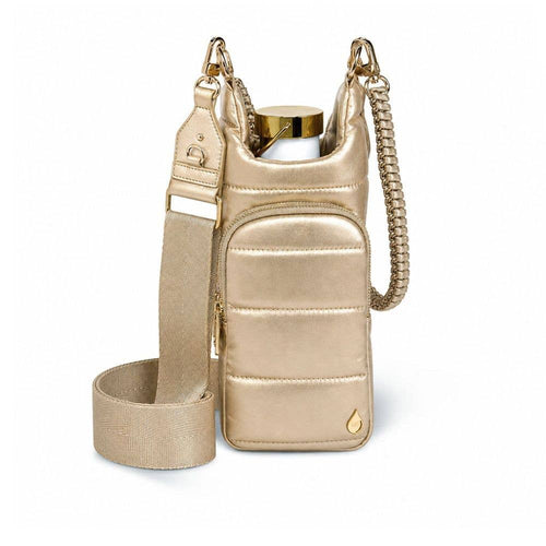 Soft Gold Vegan Leather HydroBag® with Strap Bundle