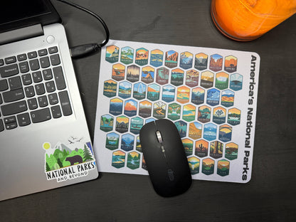 National Parks Neoprene Mouse Pad
