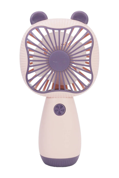 Square Bear Handheld Electric Fan with Display Box