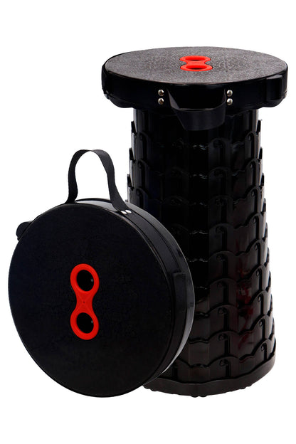 Portable Retractable Telescoping Stool - Rainbow & Black Mix