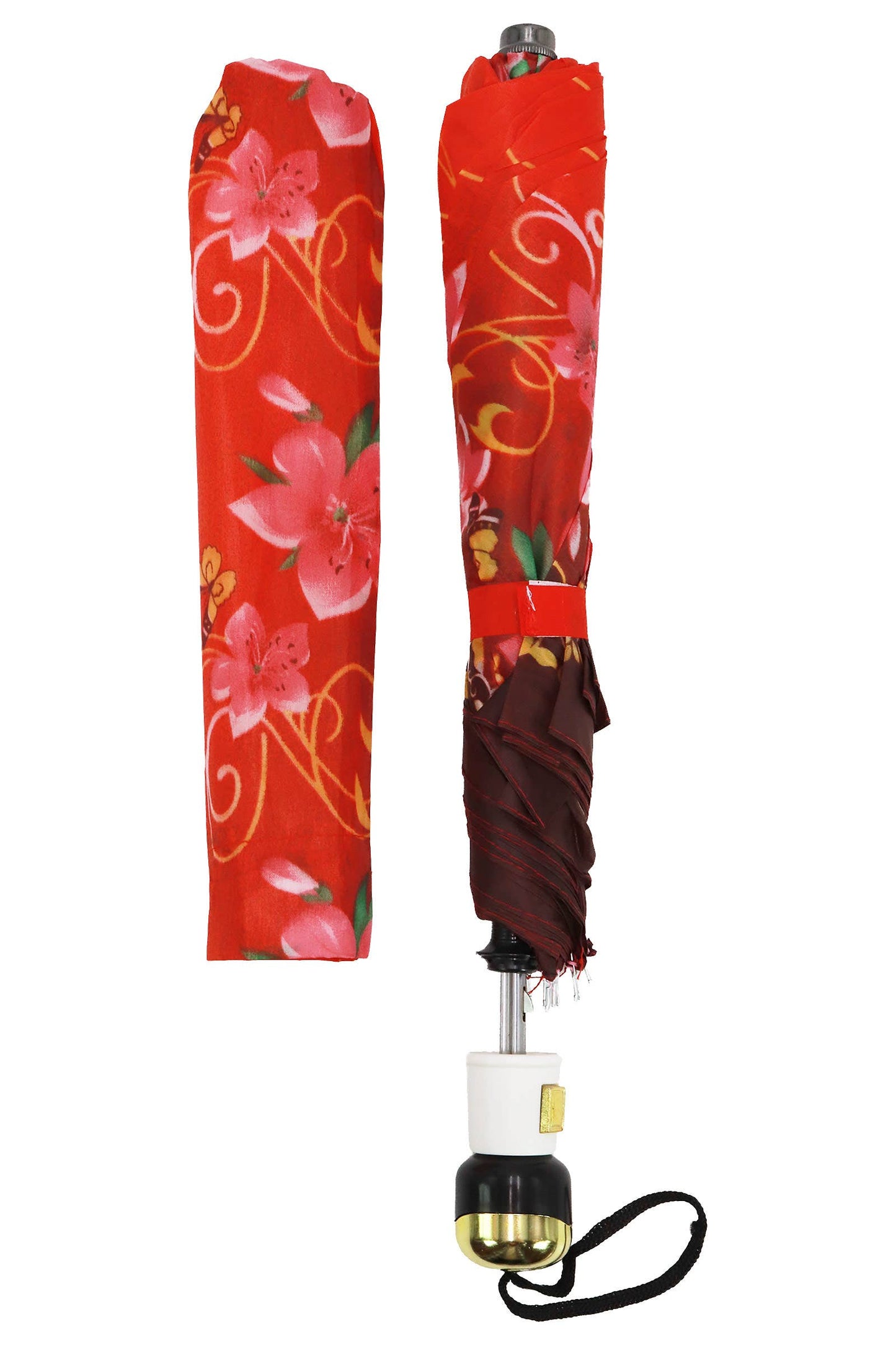 Assorted Floral Auto-Open Compact Umbrella