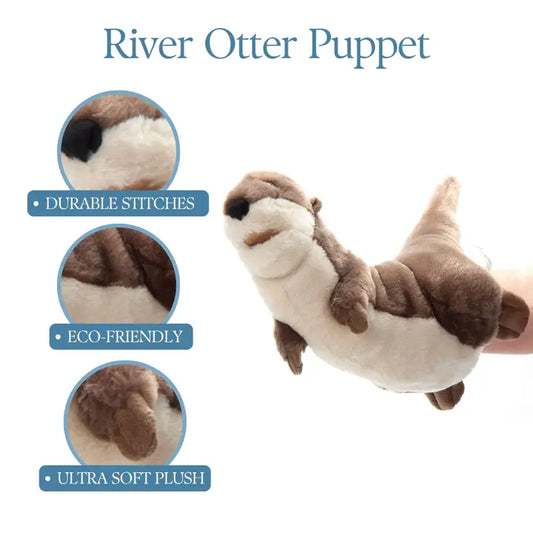 19" River Otter Puppet Stuffed Animal
