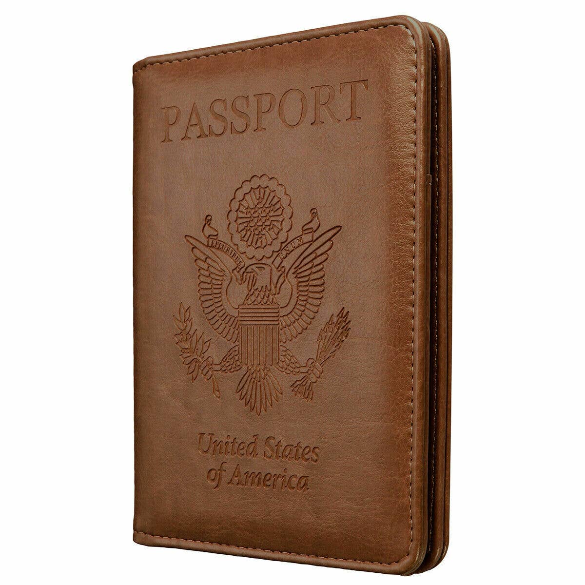 Passport Holder Anti-theft Anti-scanning - Leather