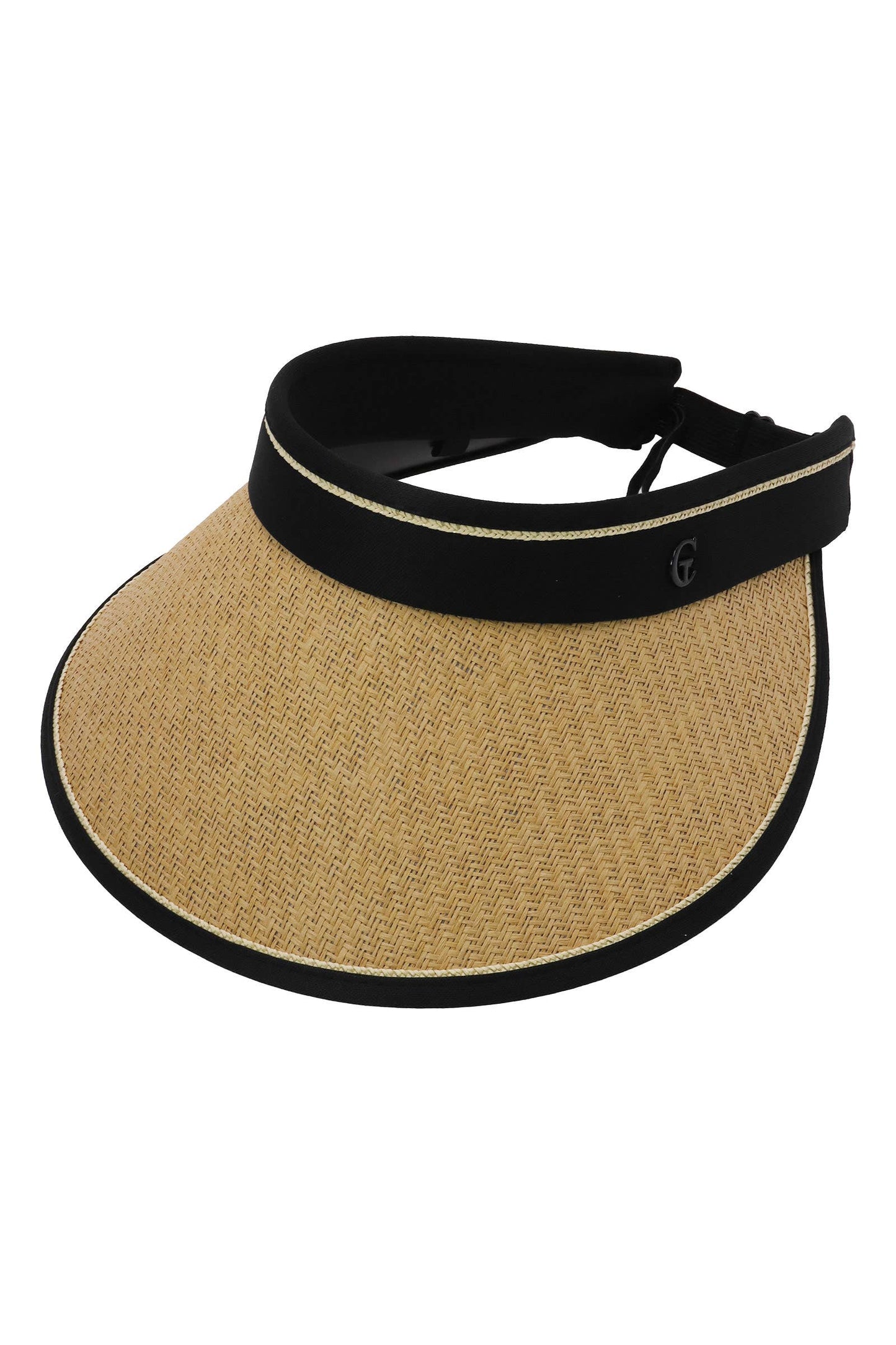 Pack And Go Paper Straw Roll-up Sun Visor