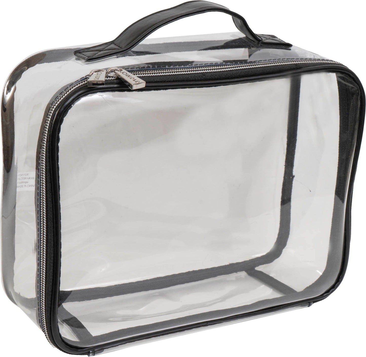 Joan & David The Triangle Quilted 4 Piece Cosmetic Bag Set - Black