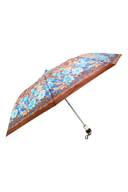 Assorted Floral Auto-Open Compact Umbrella