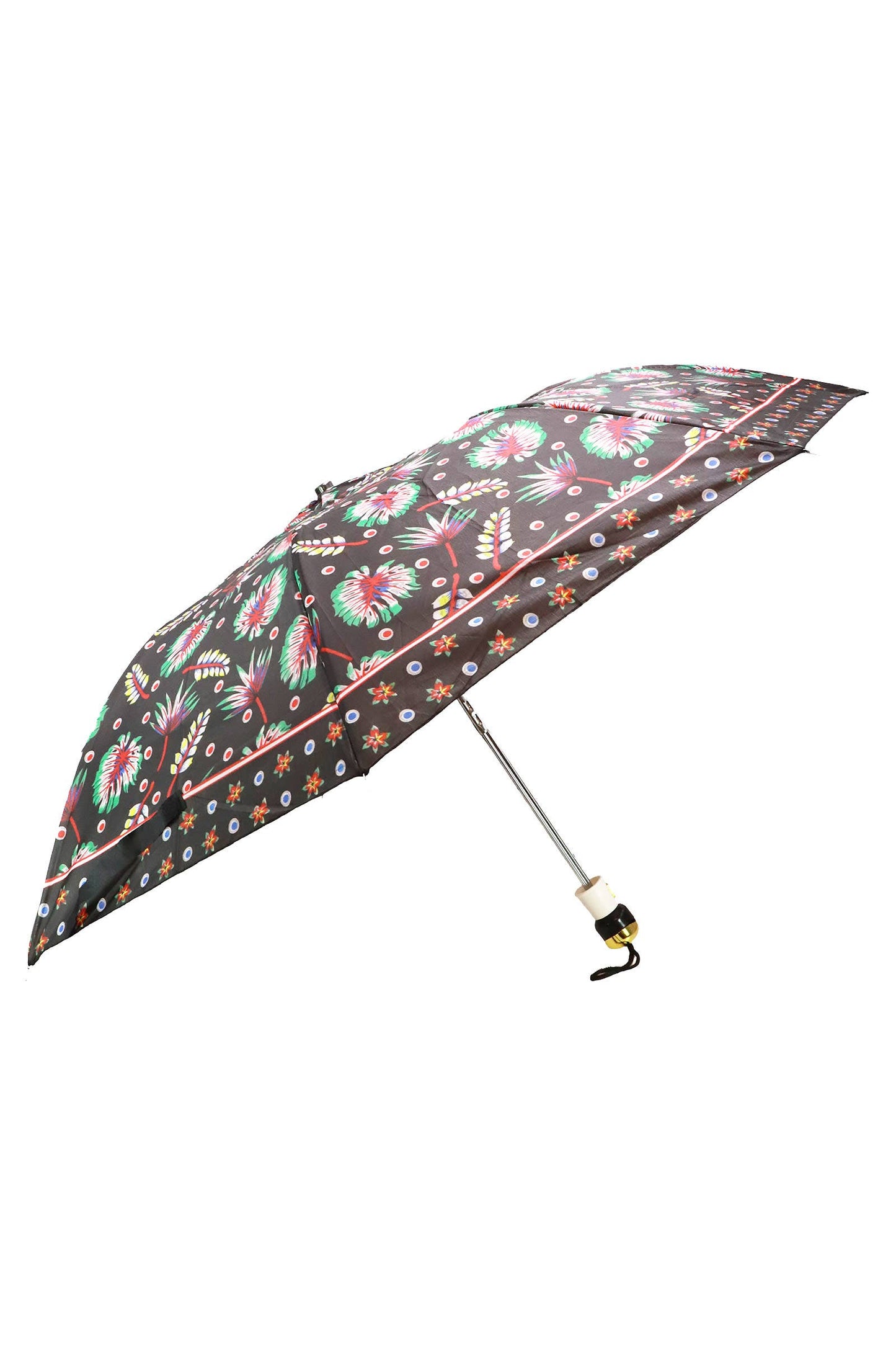 Assorted Floral Auto-Open Compact Umbrella