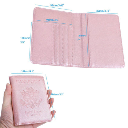 Passport Holder Anti-theft Anti-scanning - Leather