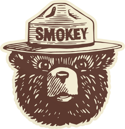 Smokey Logo Sticker