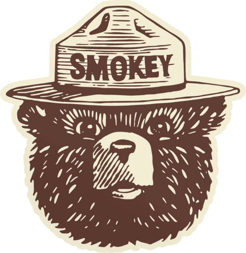 Smokey Logo Sticker