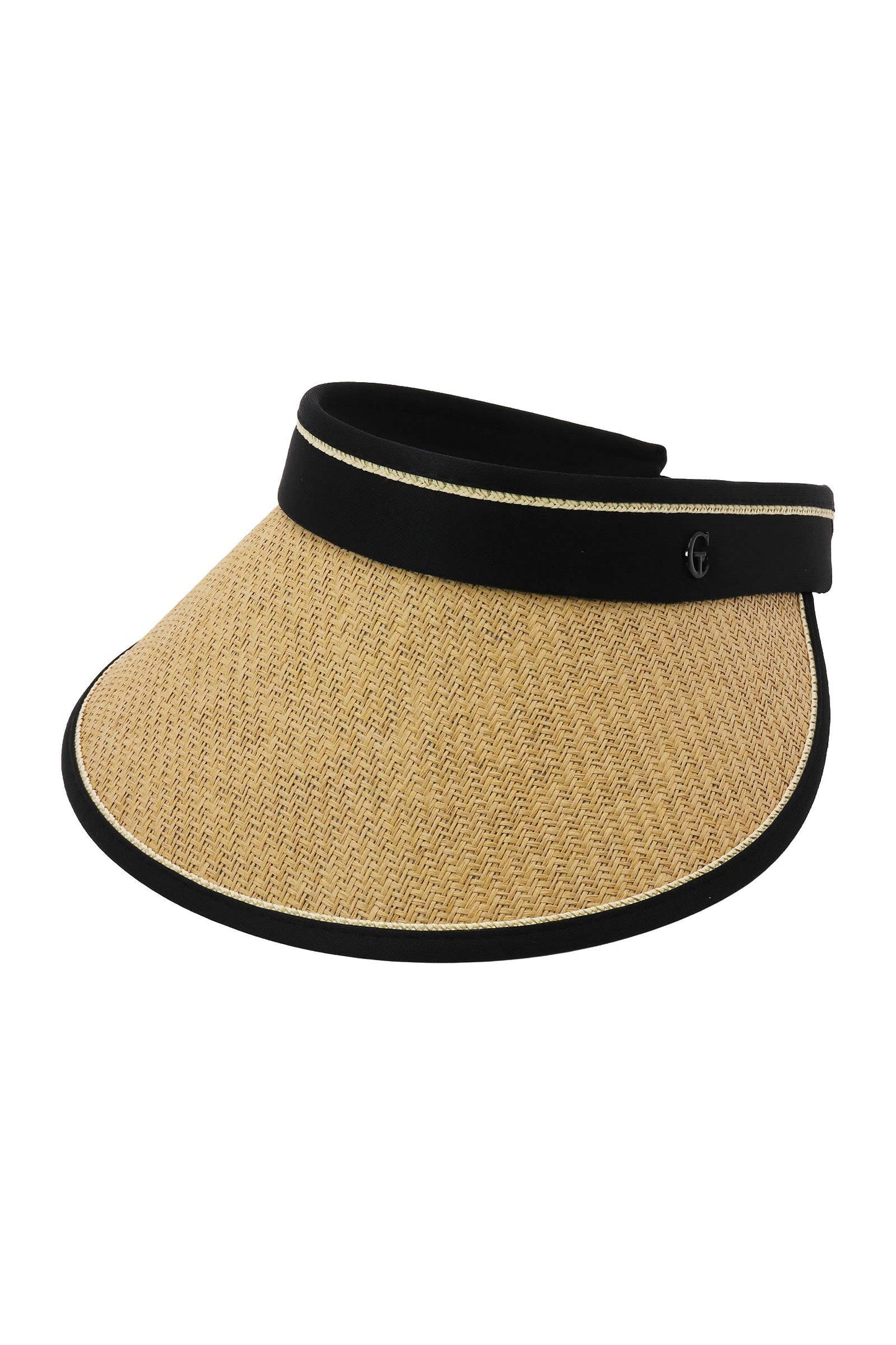 Pack And Go Paper Straw Roll-up Sun Visor