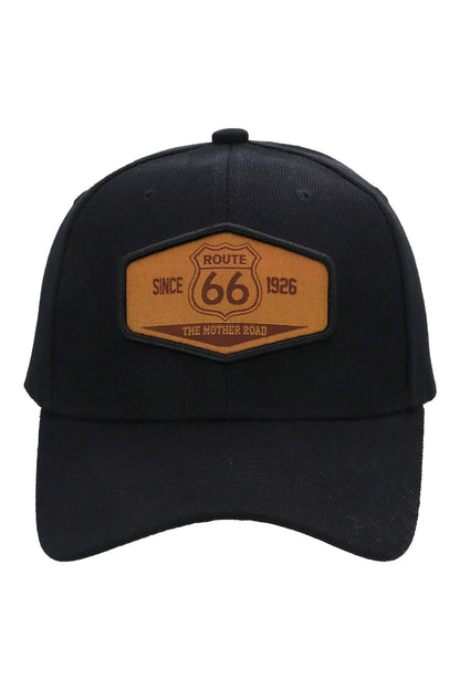 Historic Route 66 Emblem Velcro Baseball Cap