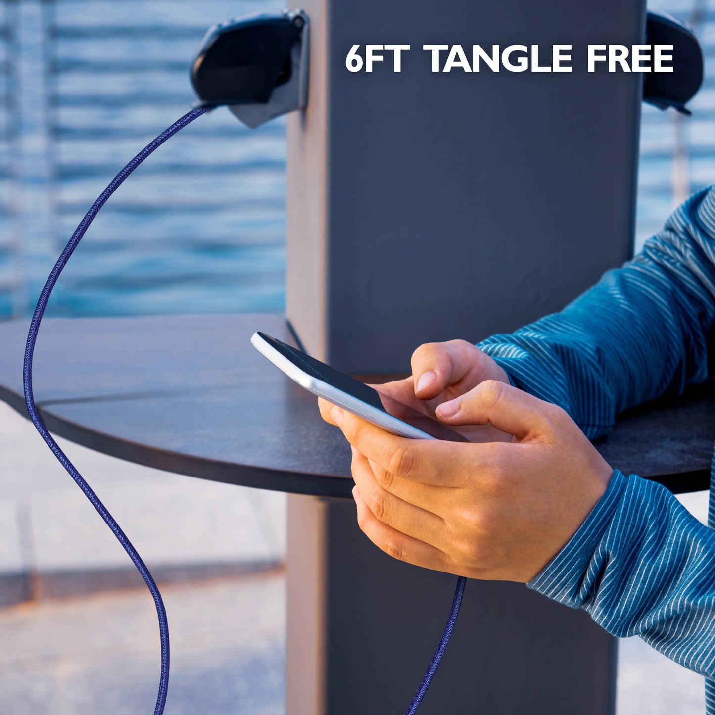 *Celltronix Titanium 6' Fast Charging USB to Type-C Cable