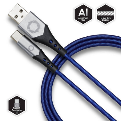 *Celltronix Titanium 6' Fast Charging USB to Type-C Cable
