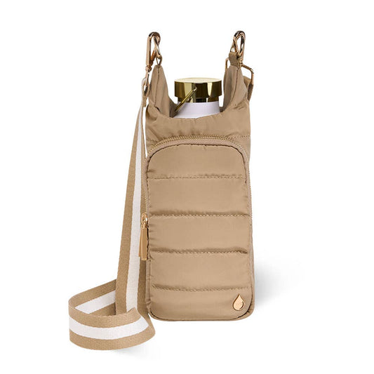 WanderFull® HydroBag® – Original Puffer Water Bottle Bag - Khaki