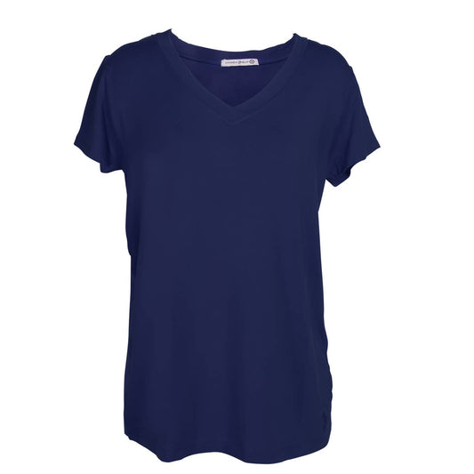 Nightfall Short Sleeve V Neck Top