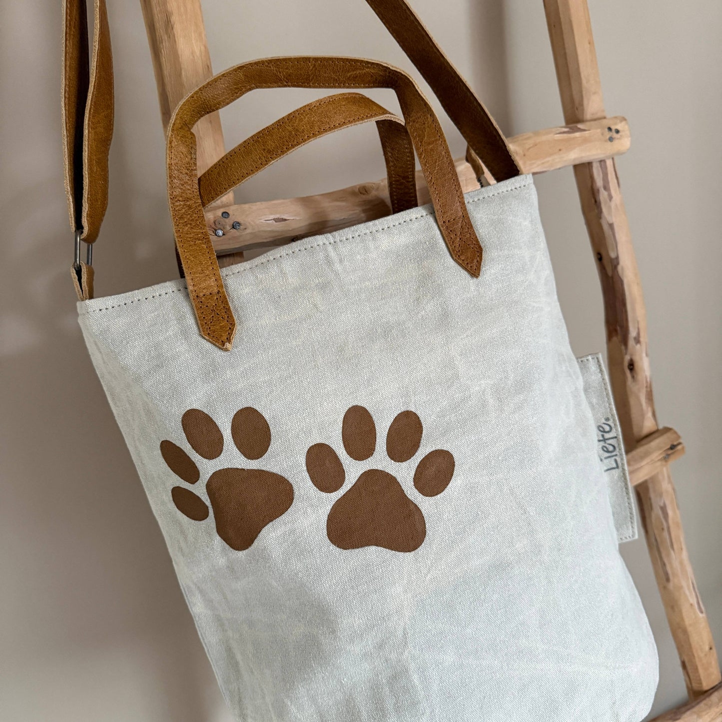 Liefe NL - BucketBag PAW cinnamon (vintage light canvas) NEW
