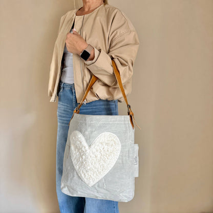 Liefe NL Buckle Bag Teddy heart (vintage light)
