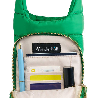 WanderFull® HydroBag® – Original Puffer Water Bottle Bag -  Kelly Green Matte