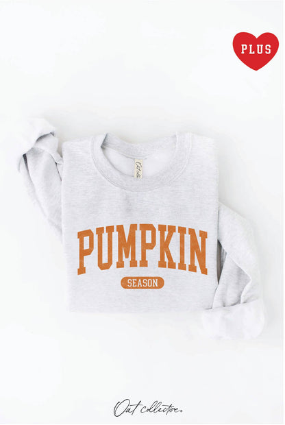 PUMPKIN SEASON  Plus Graphic Sweatshirt