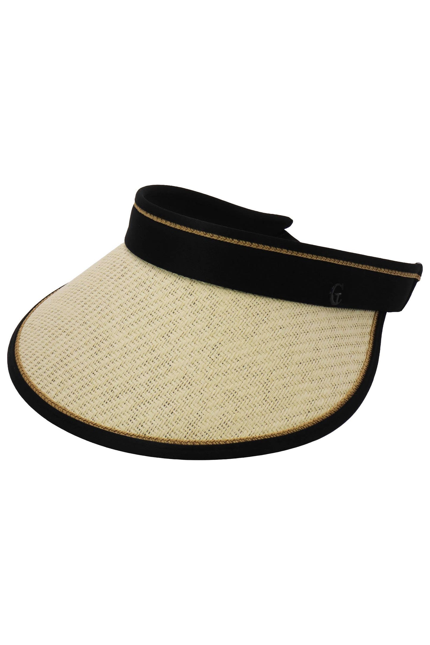 Pack And Go Paper Straw Roll-up Sun Visor