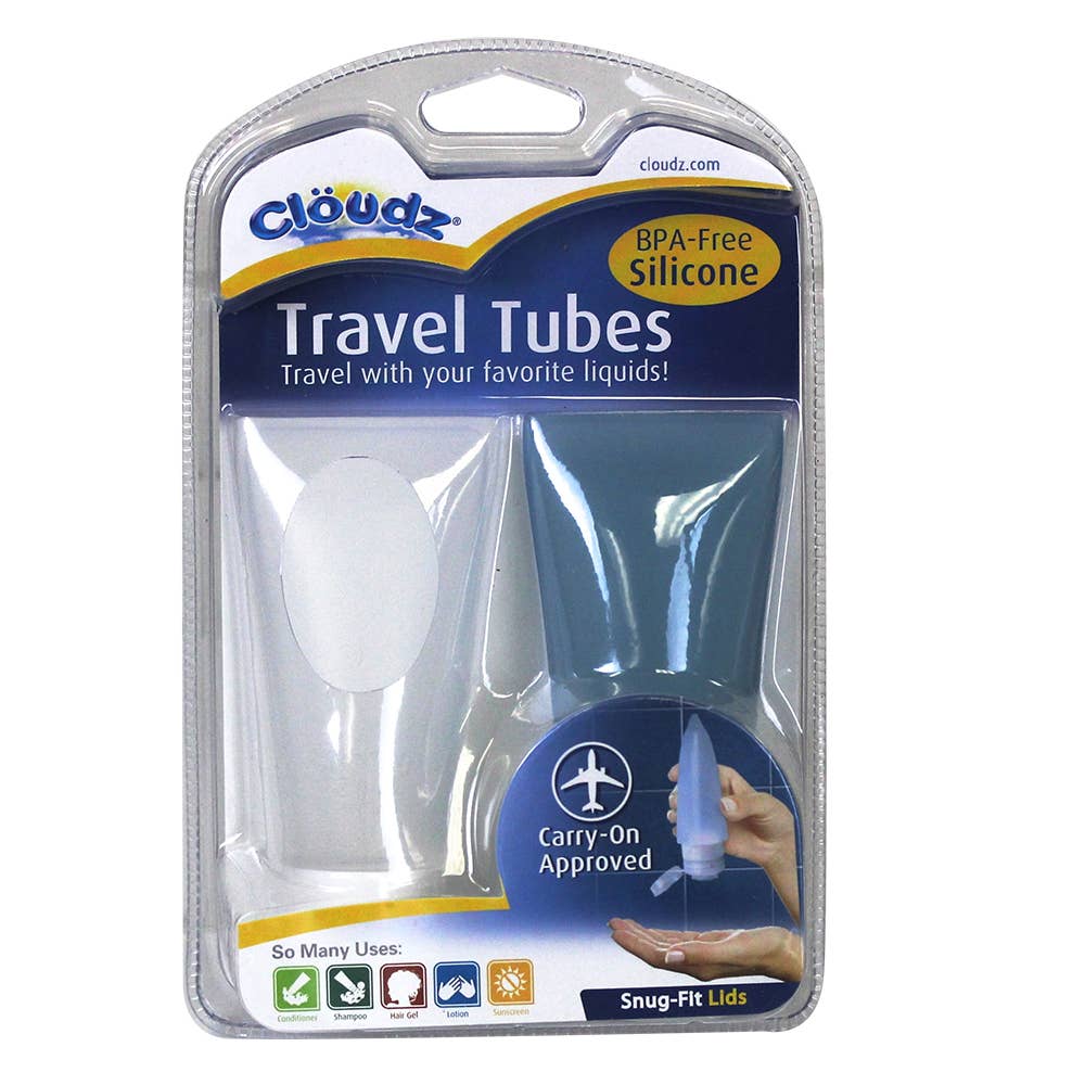 Cloudz Silicone Travel Tubes - 2 pack