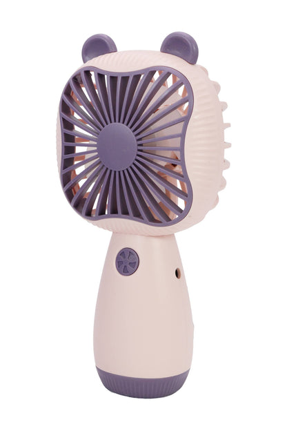 Square Bear Handheld Electric Fan with Display Box