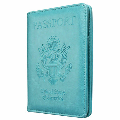 Passport Holder Anti-theft Anti-scanning - Leather