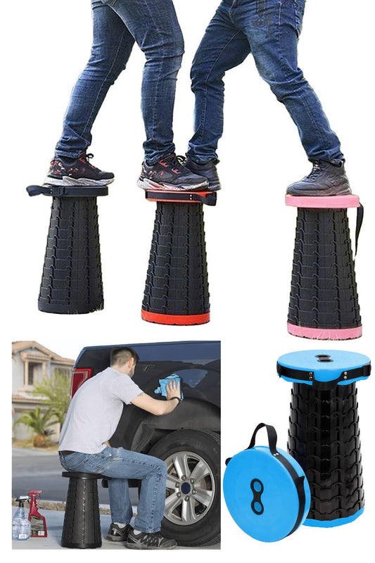 Solid Portable Retractable Telescoping Stool