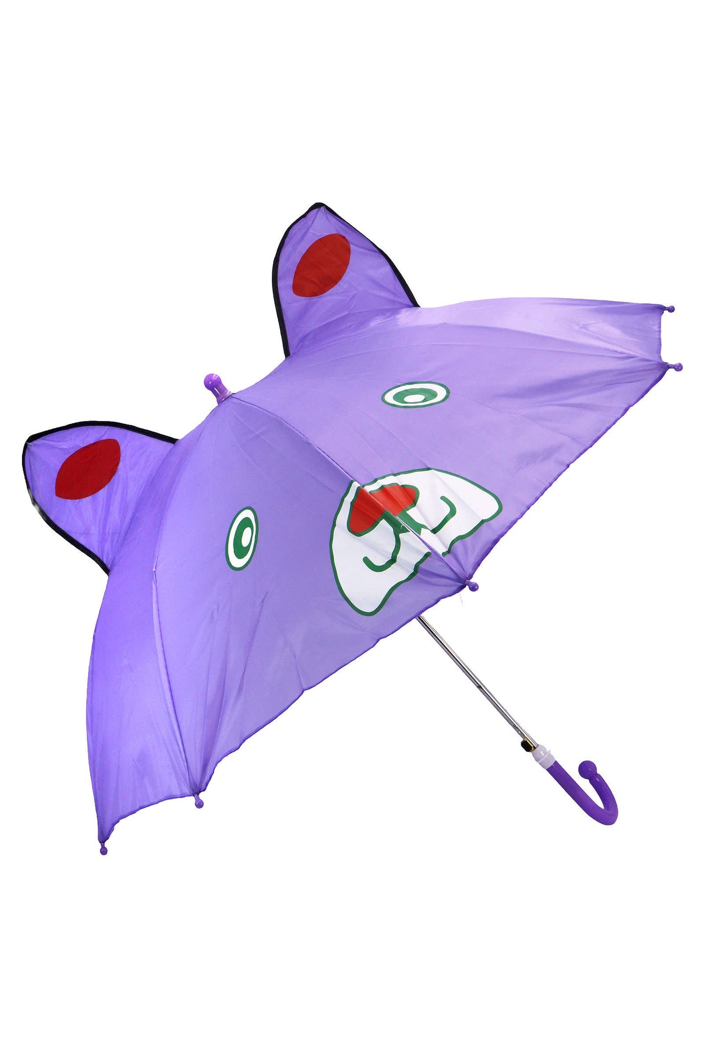 Kids Pointy Ear Animal Auto Open-fold Umbrella