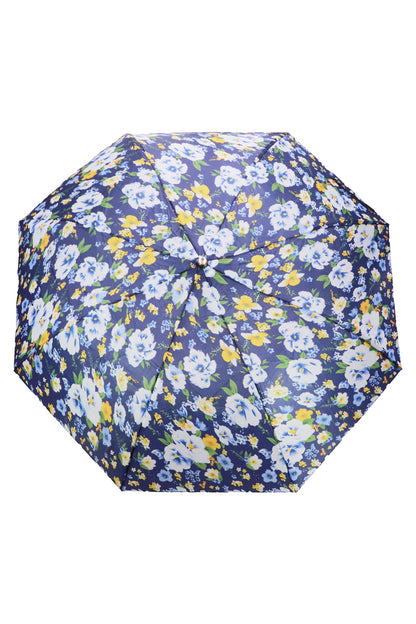 Assorted Floral Auto-Open Compact Umbrella