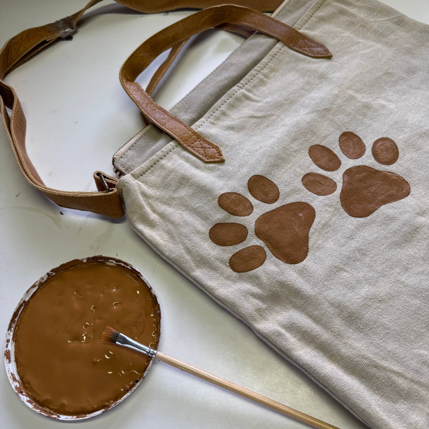 Liefe NL - BucketBag PAW cinnamon (vintage light canvas) NEW