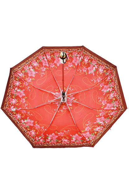 Assorted Floral Auto-Open Compact Umbrella
