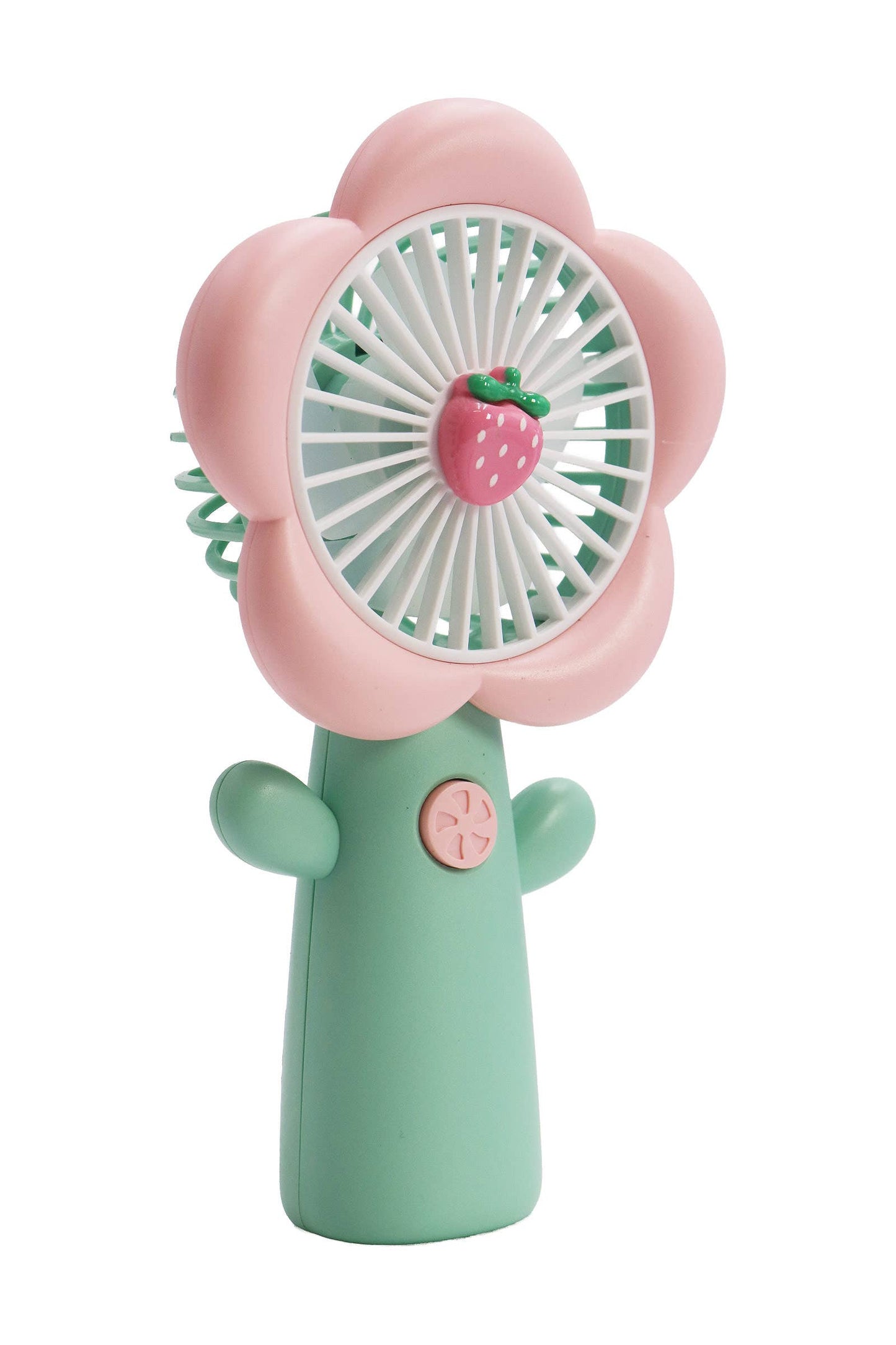 Flower Petal Fruit Pastel Handheld Electric Fan