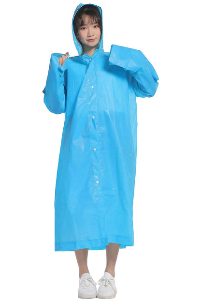 Hooded Poncho Raincoat - Unisex