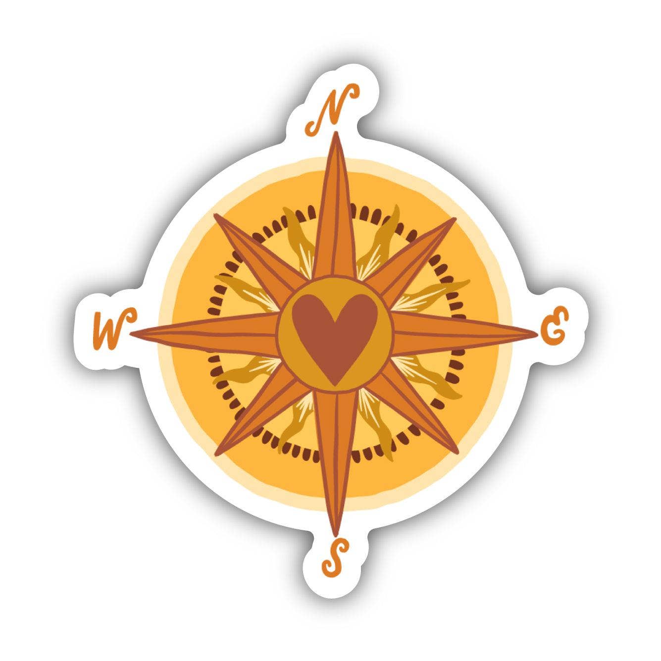 Compass Nature Sticker