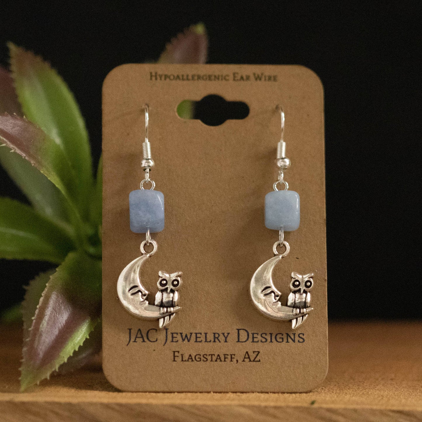 Owl Moon Earrings