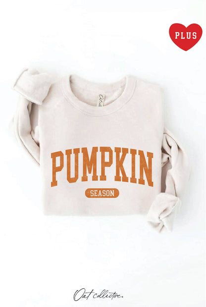 PUMPKIN SEASON  Plus Graphic Sweatshirt