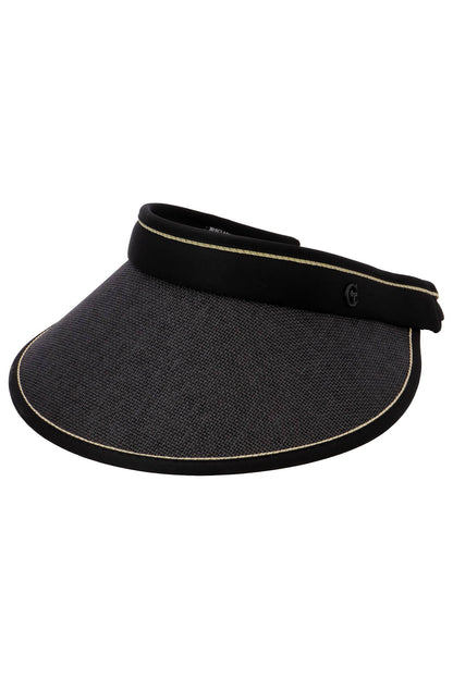 Pack And Go Paper Straw Roll-up Sun Visor